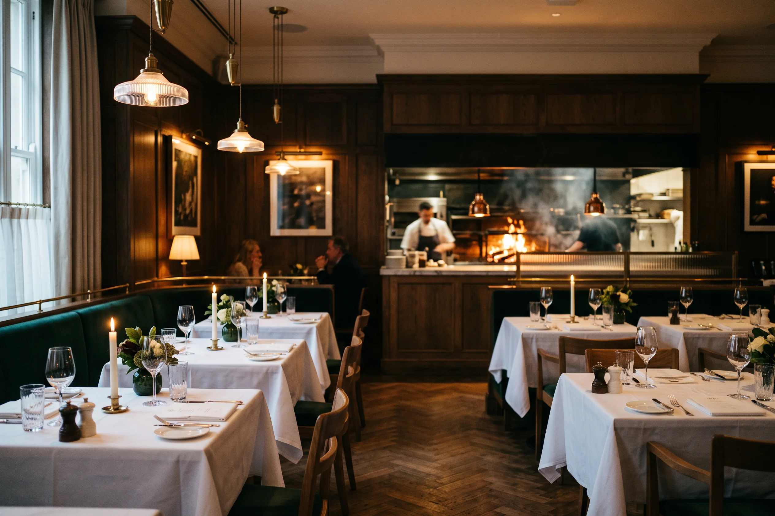 The dining room at The Ormond, Meridian of Mayfair's restaurant